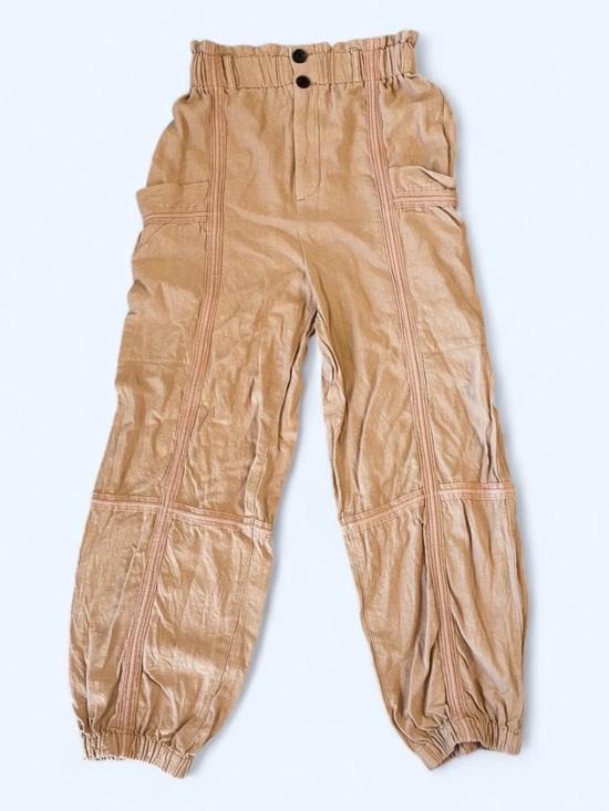 Urban Outfitters Pants - Urban outfitters linen blend cargo style baggy trousers High waisted